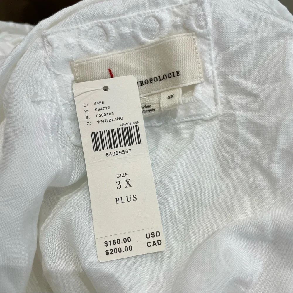 SOLD - NWT Anthropologie The Somerset Maxi Dress: Eyelet Edition / size 3X - Picture 6 of 6